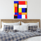 Toile Mondrian n° 9 (Insitu(Chambre))