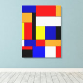 Toile Mondrian n° 9 (Insitu (Plancher de Bois))