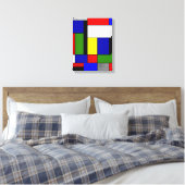 Toile Mondrian no 4 (Insitu(Chambre))