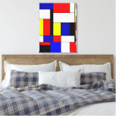 Toile Mondrian No. 42 (Insitu(Chambre))