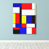Toile Mondrian No. 42 (Insitu (Plancher de Bois))