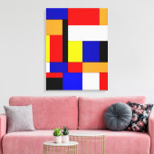 Toile Mondrian no 9 (Insitu(Salon))