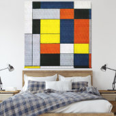Toile MONDRIAN - No VI - COMPOSITION No II - 1920 - (Insitu(Chambre))