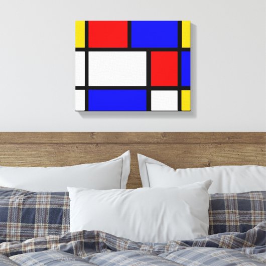 Toile Mondrian style (Insitu(Chambre))