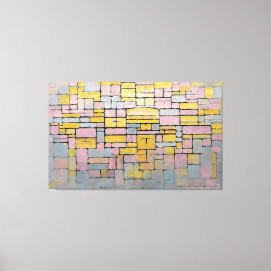 TOILE MONDRIAN - TABLEAU N° 2 COMPOSITION N° V - 1914 (Recto)