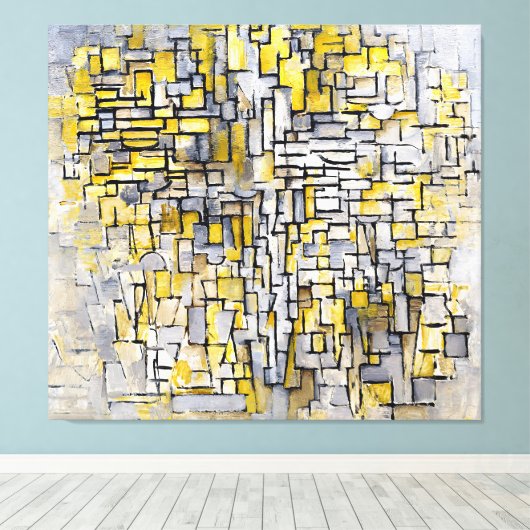 Toile MONDRIAN - TABLEAU No. 2 - Comp. N° VII - 1913 - (Insitu (Plancher de Bois))