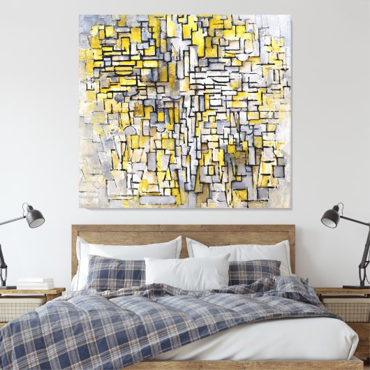 Toile MONDRIAN - TABLEAU No. 2 - Comp. N° VII - 1913 - (Insitu(Chambre))