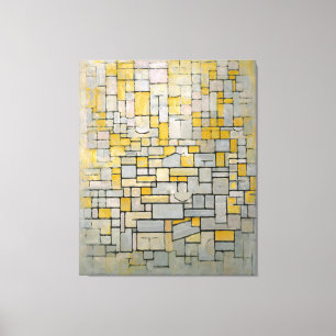 Toile MONDRIAN - TABLEAU No. I COMP. Je Passe. 7 - 1914-