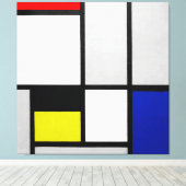 Toile MONDRIAN - TABLEAU No. III - 1922-1925 - De Stijl (Insitu (Plancher de Bois))