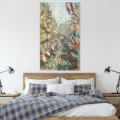 Toile Monet 1878 La rue Montorgueil à Paris (Insitu(Chambre))