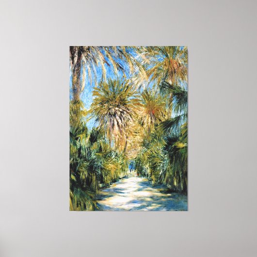 Toile Monet - Alger, le Jardin d'Essai (Recto)