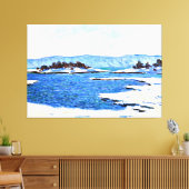 Toile Monet - Au bord du fjord de Christiana (Insitu(Salon))