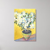 Toile Monet - Azalées blanches dans un pot, (Recto)