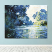 Toile Monet - Bras de Seine à Giverney, (Insitu (Plancher de Bois))
