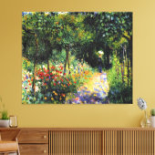 Toile Monet - Femme au jardin, peinture d'art (Insitu(Salon))