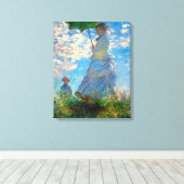 Toile Monet Femme Parasol Impressionnisme (Insitu (Plancher de Bois))