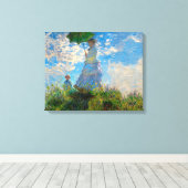 Toile Monet Femme Parasol Impressionnisme (Insitu (Plancher de Bois))