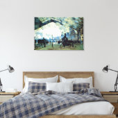 Toile Monet - Gare Saint-Lazare, Train Normande, (Insitu(Chambre))