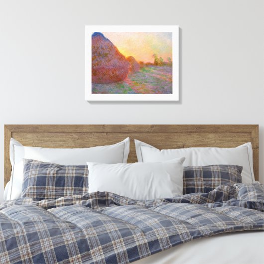 Toile Monet Haystack (Insitu(Chambre))