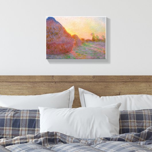 Toile Monet Haystack (Insitu(Chambre))