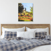 Toile Monet - Jardin en fleurs (Insitu(Chambre))