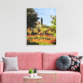 Toile Monet - Jardin en fleurs (Insitu(Salon))