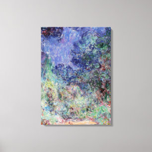 Toile Monet - La Maison, Vue du Jardin Rose