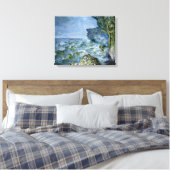 Toile Monet - La Mer à Fécamp, oeuvre d'impressionnisme (Insitu(Chambre))