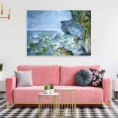 Toile Monet - La Mer à Fécamp, oeuvre d'impressionnisme (Insitu(Salon))