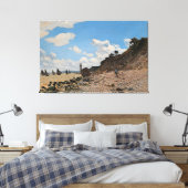 Toile Monet - La plage de Honfleur (Insitu(Chambre))