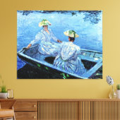 Toile Monet - Le Bateau Blue Row (Insitu(Salon))