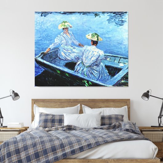 Toile Monet - Le Bateau Blue Row (Insitu(Chambre))