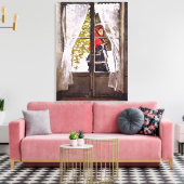 Toile Monet - Le Foulard Rouge, Impressionnisme (Insitu(Salon))