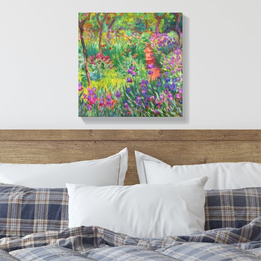 Toile Monet "Le jardin d'Iris à Giverny" (Insitu(Chambre))