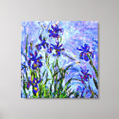 Toile Monet - Lilac Irises (Recto)