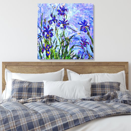 Toile Monet - Lilac Irises (Insitu(Chambre))