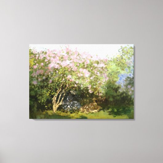 Toile Monet - Lilas au Soleil (Recto)