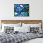 Toile Monet - Lys d'eau (bleu) (Insitu(Chambre))