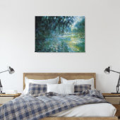Toile Monet - Matin sur la Seine dans la pluie (Insitu(Chambre))