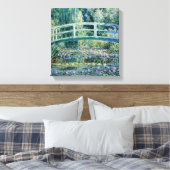Toile Monet - Nappes à eau et pont japonais (Insitu(Chambre))