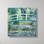 Toile Monet - Nappes à eau et pont japonais<br><div class="desc">Water Lilies and Japanese Bridge,  célèbre peinture de Claude Monet,  1899</div>