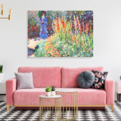 Toile Monet - Parterre de fleurs arrondi (Insitu(Salon))