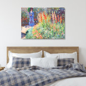 Toile Monet - Parterre de fleurs arrondi (Insitu(Chambre))