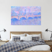 Toile Monet - pont Waterloo, effet de lumière du soleil (Insitu(Chambre))