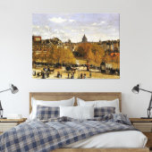 Toile Monet - Quai du Louvre, (Insitu(Chambre))