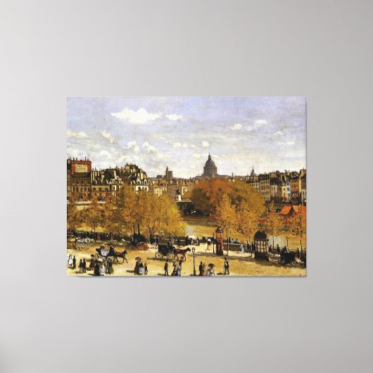 Toile Monet - Quai du Louvre, (Recto)