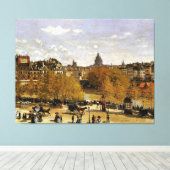 Toile Monet - Quai du Louvre, (Insitu (Plancher de Bois))