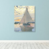 Toile Monet Sailboat Français Impressionnisme Art classi (Insitu (Plancher de Bois))