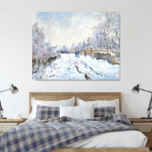Toile Monet - Scène de neige à Argenteuil (Insitu(Chambre))