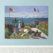 Toile Monet - Terrasse à Sainte Adresse (Insitu (Plancher de Bois))